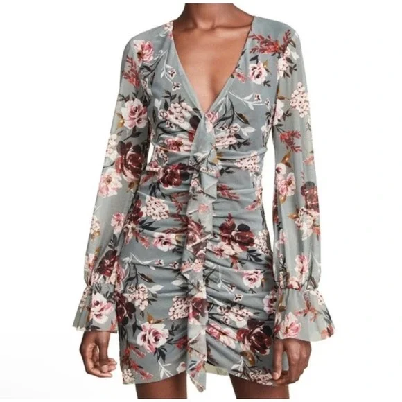 Amanda Uprichard Floral dress Size S NWOT - Picture 2 of 6